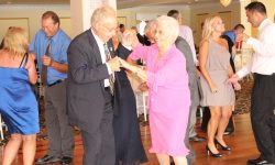 Grandma and Grandpa showing off their dance moves!!