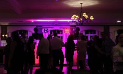 Guests having a great time as the lights went low. Our included lights help create a great dancing atmosphere.