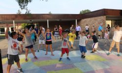 A welcome back to school event at Increase Miller Elementary. Keeping the kids entertained.