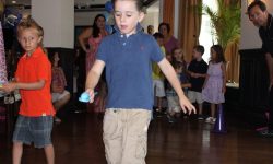 Here we have the face of concentration for the Egg & Spoon race with the boys vs. the girls. Always a good time.