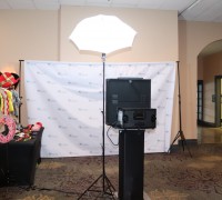 Prom Time for the former Solomon Schechter School of Westchester! Here the school provided their own custom back drop.