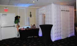 Our popular enclosed photobooth for a Sweet 16 with our included fun & unique props.